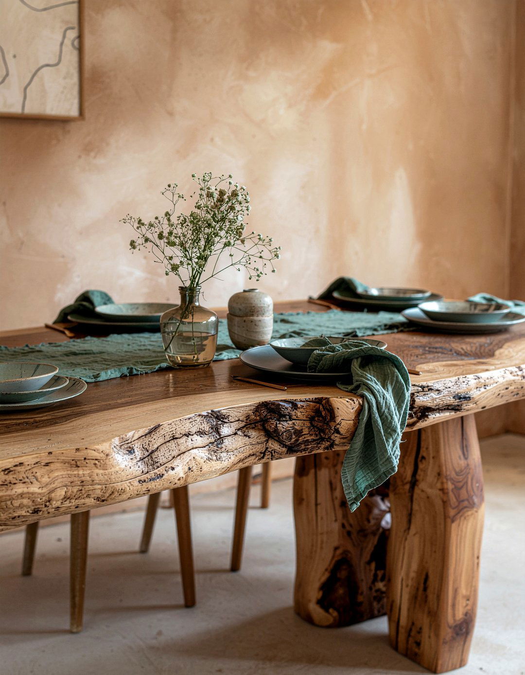 Earthy Dining Room - 30 desert dining room ideas