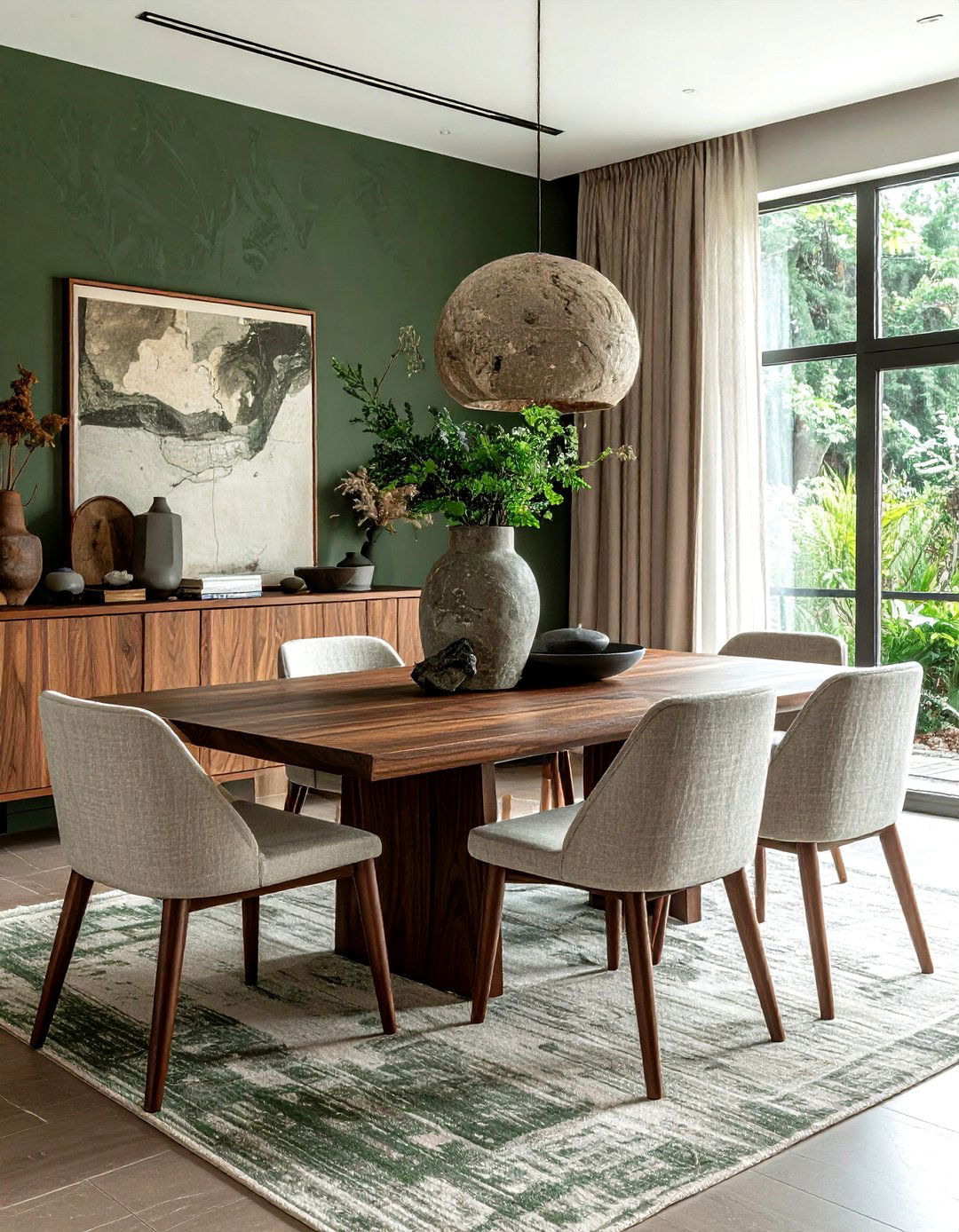 Earthy Dining Room - 30 real life decor ideas