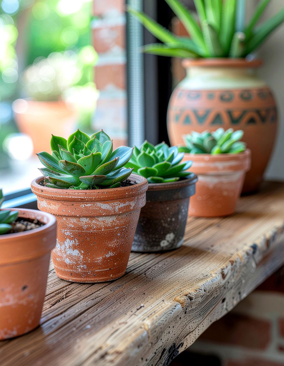 Earthy Terracotta Pot - 30 everyday mantel ideas