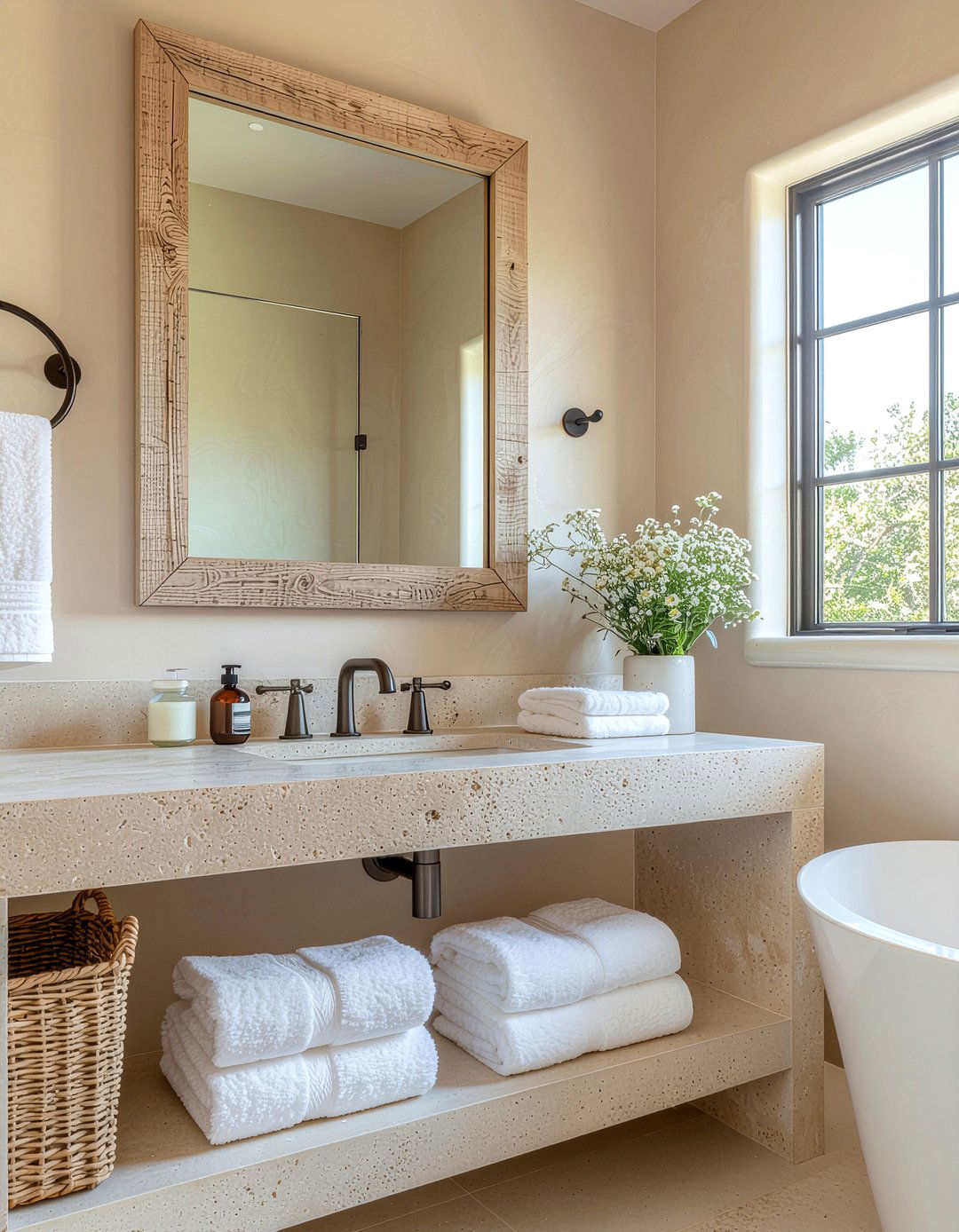 Earthy Tone Bathroom - 30 bathroom emerging trend ideas