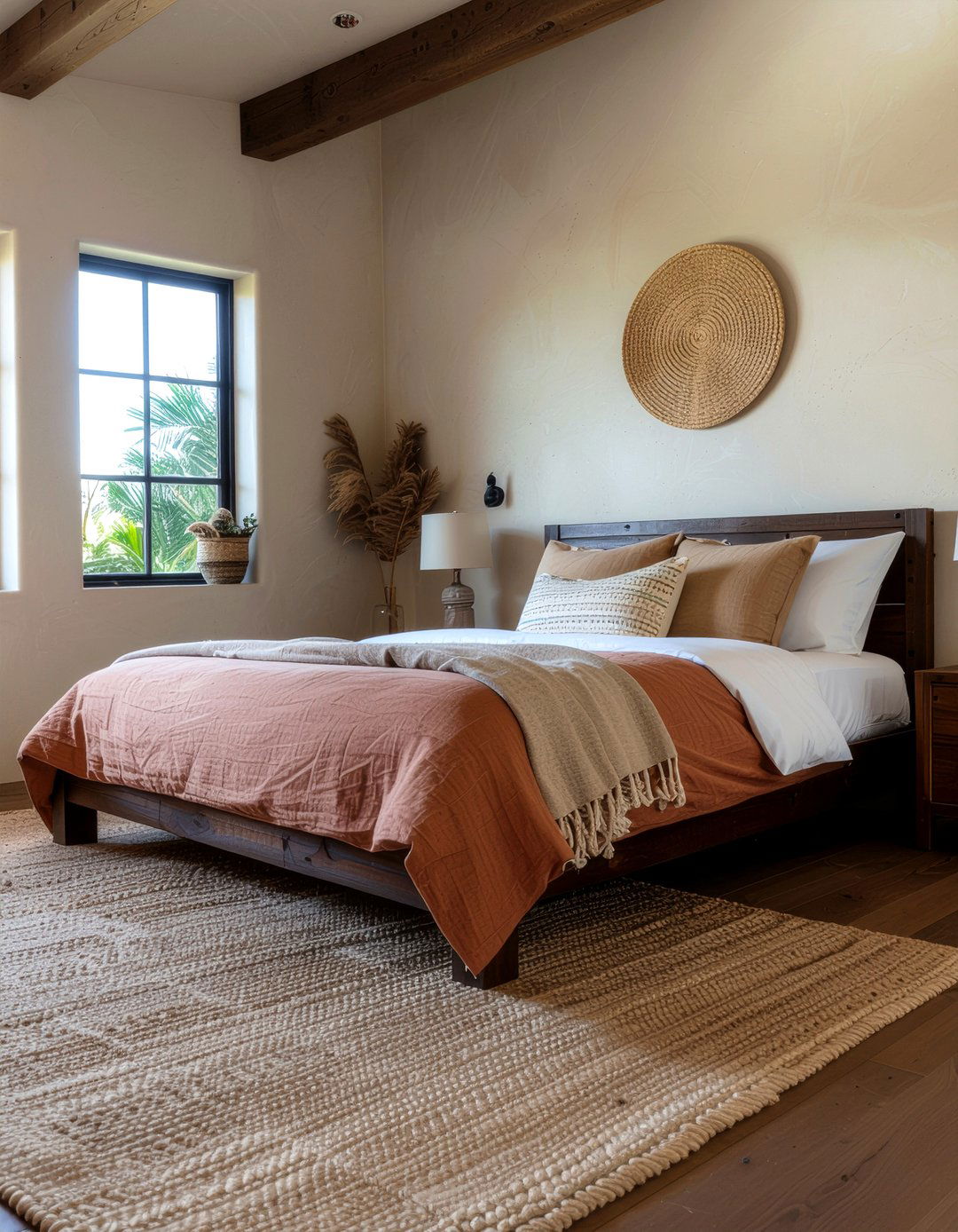 Earthy Tone Bedroom - 30 garden themed bedroom ideas