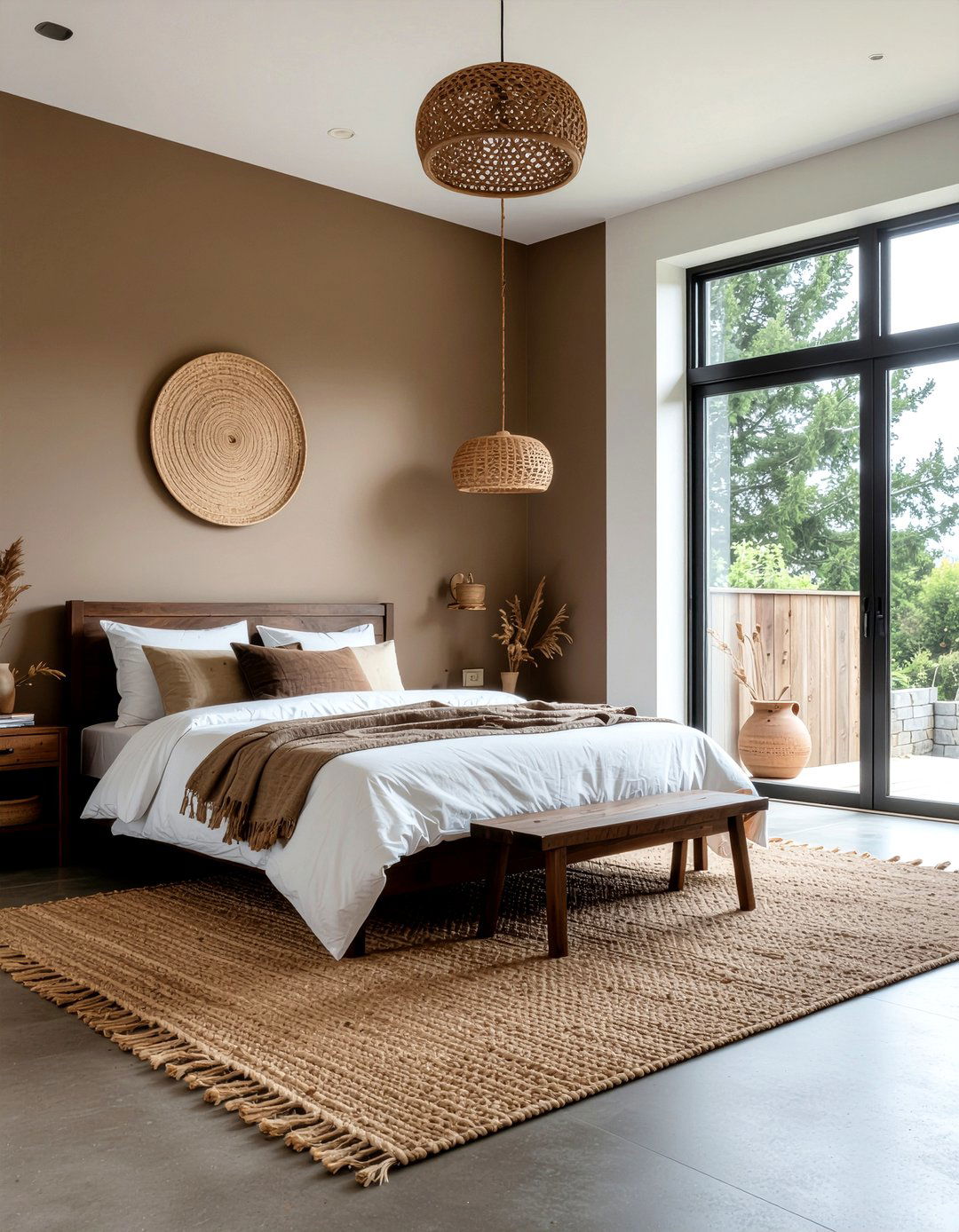 Earthy Tone Bedroom - 30 bedroom warm settings