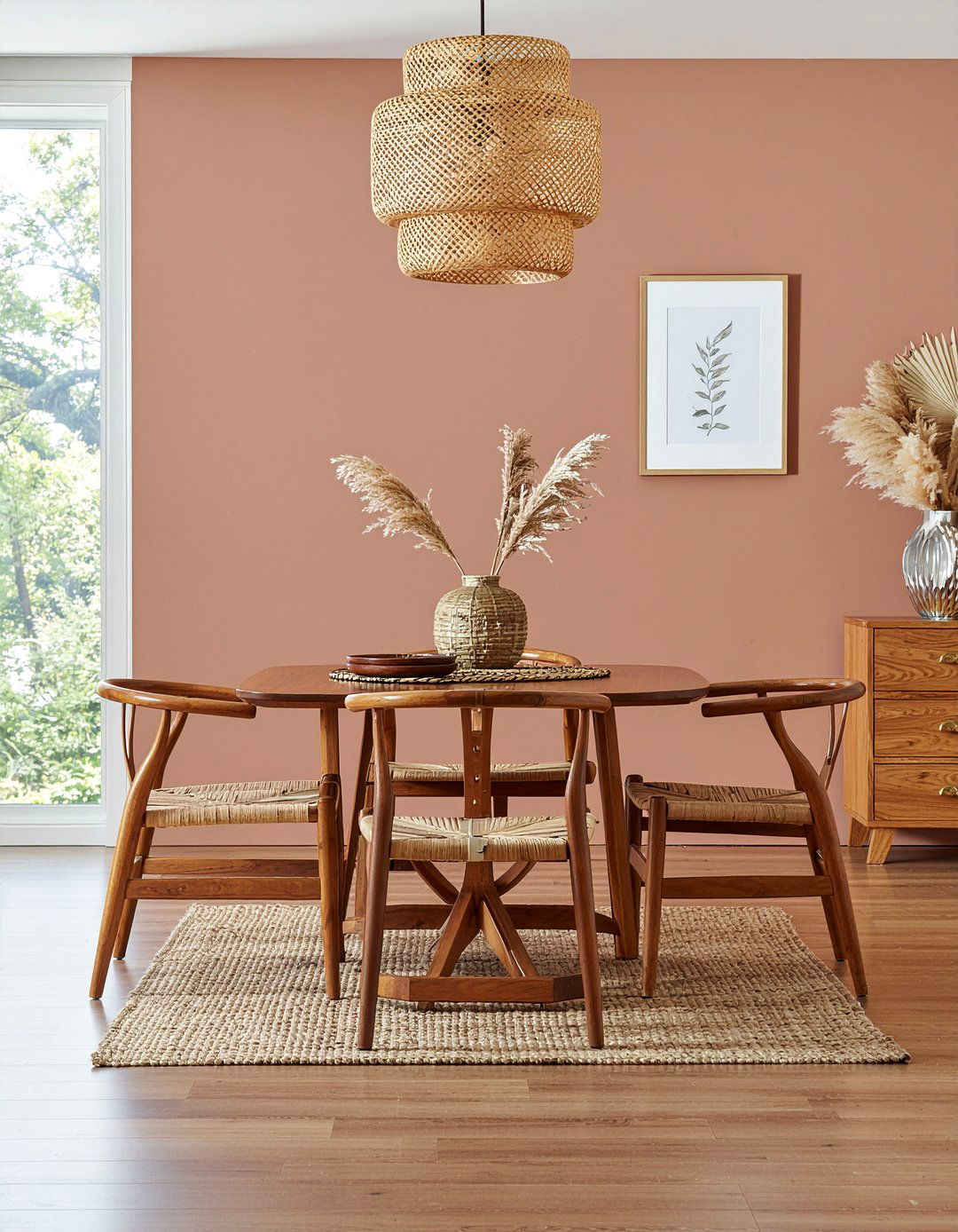 Earthy Tone Dining Room - 30 jungle dining room ideas