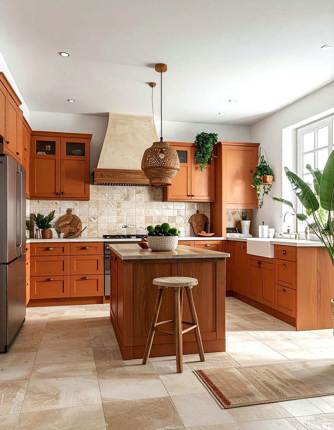 Earthy Tone Kitchen - 30 Bohemian kitchen ideas