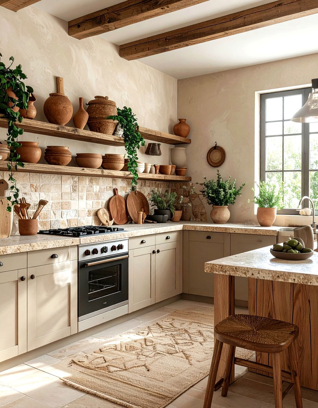 Earthy boho kitchen - 30 boho kitchen ideas
