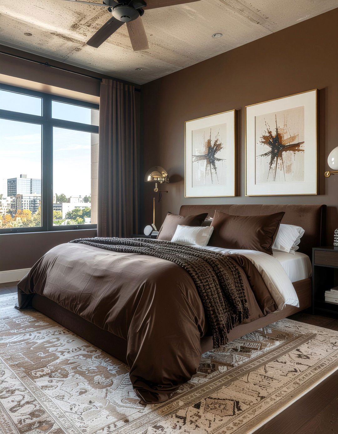 Earthy brown bedroom - 30 warm toned bedroom ideas