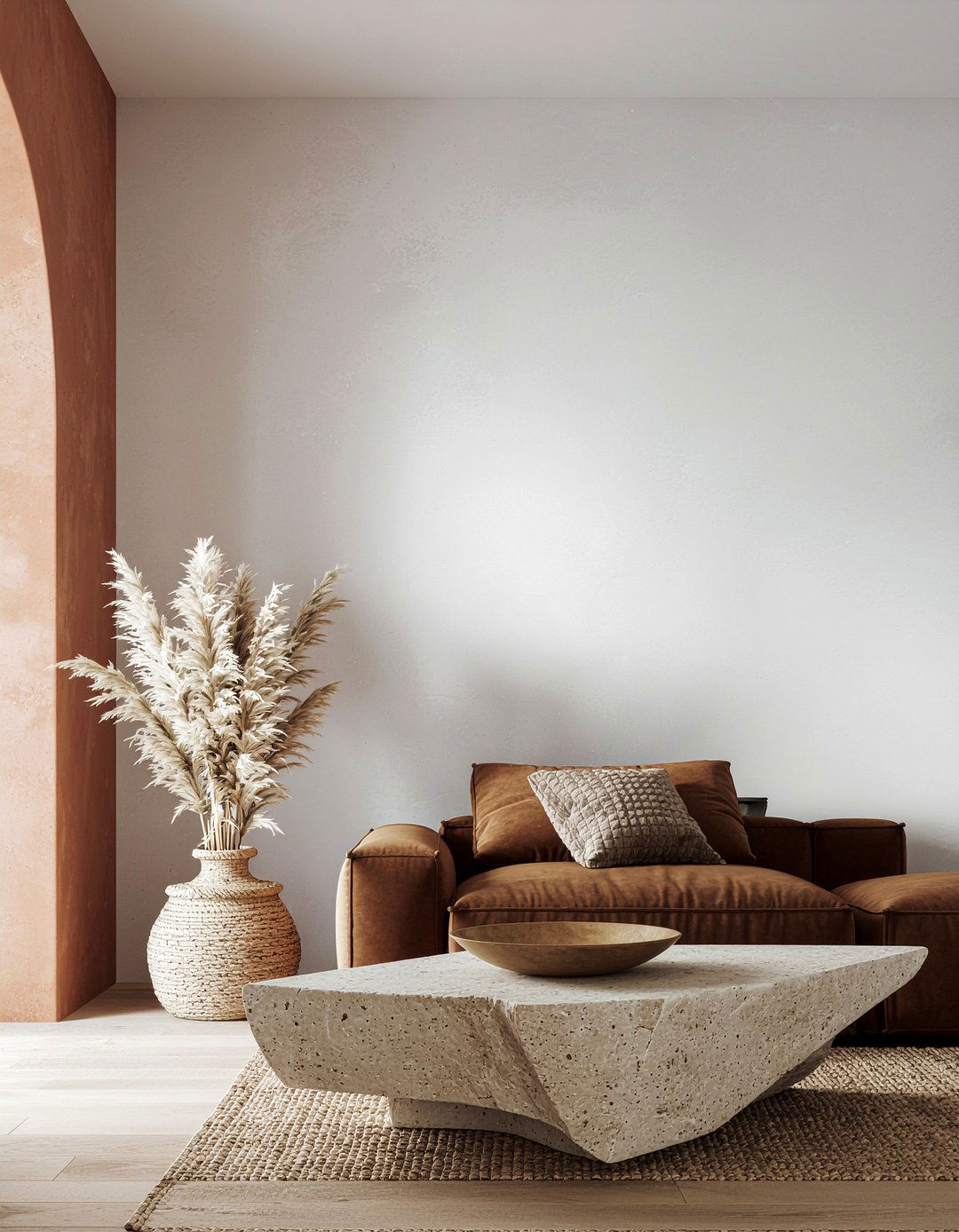 Earthy moody living room - 30 moody living room ideas