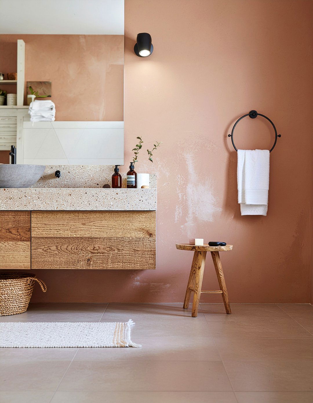 Earthy tone bathroom - 30 bathroom trendy element ideas