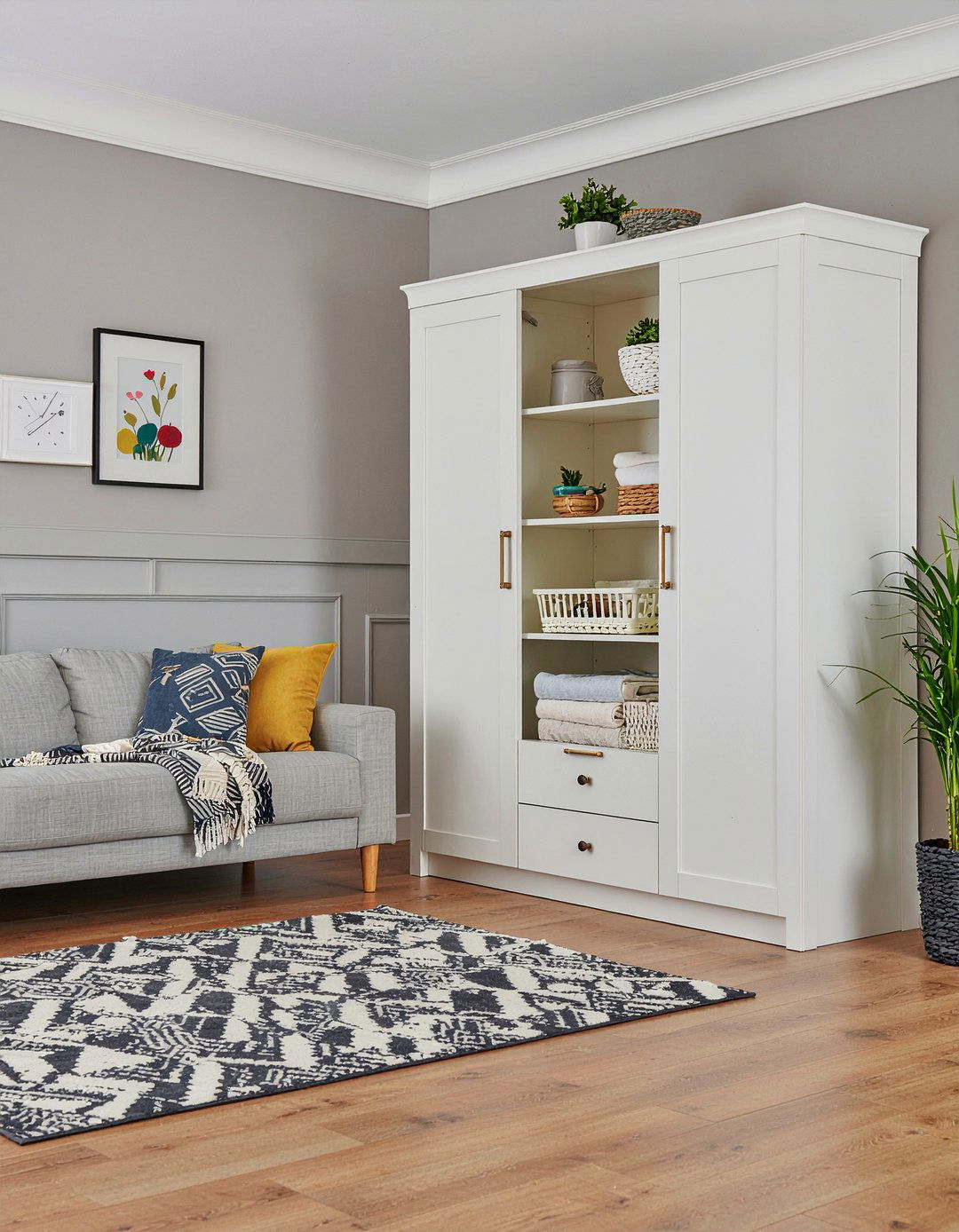 Easy access cabinet - 30 senior friendly living room ideas