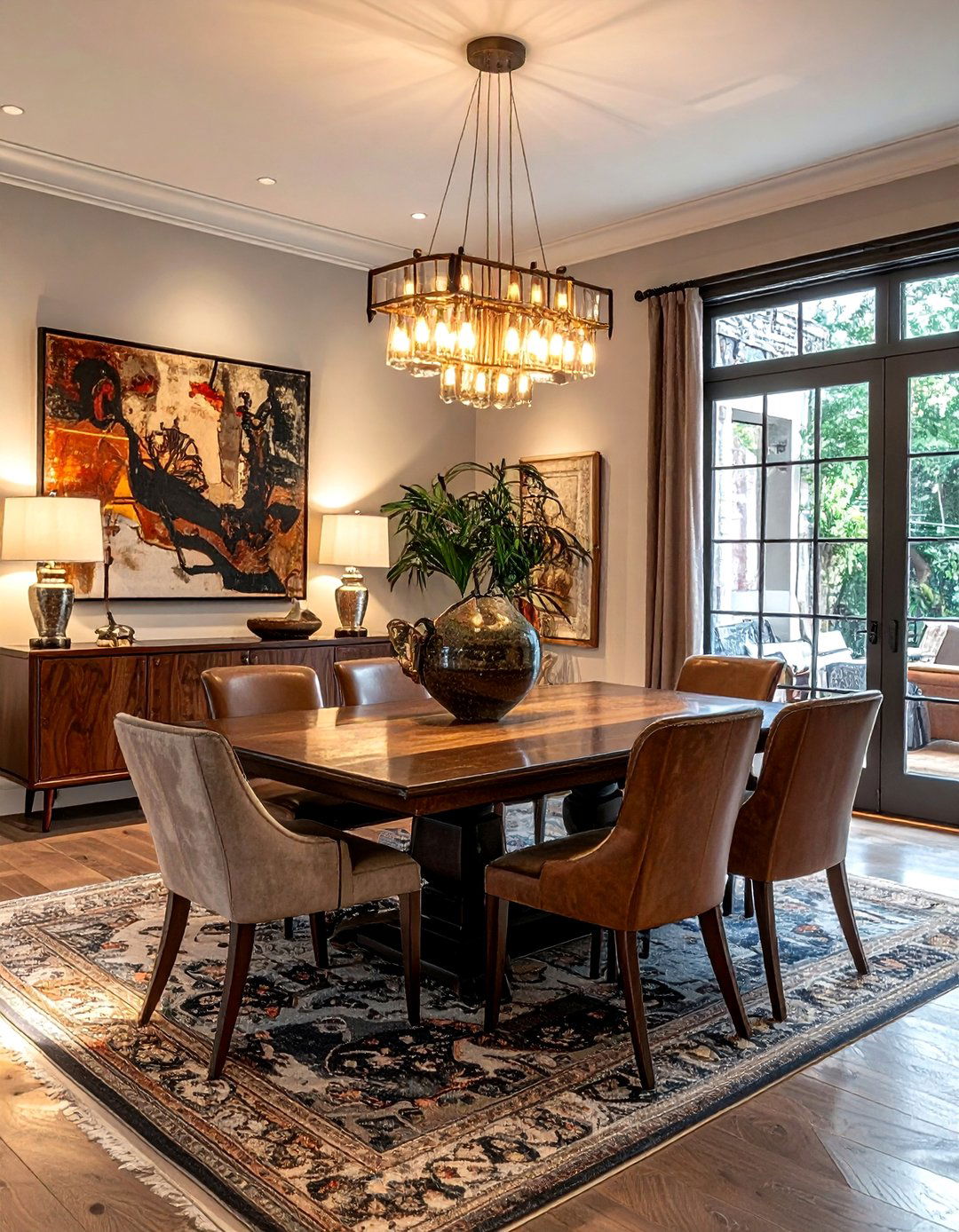 Eclectic Antique Dining Room - 30 antique dining room ideas