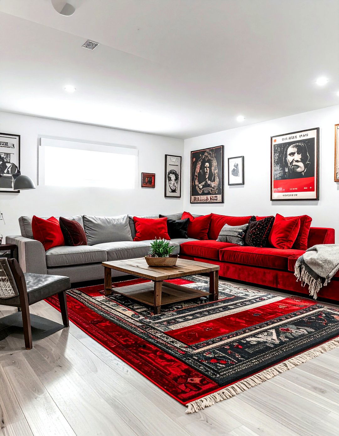 Eclectic Basement - 30 collected decor ideas