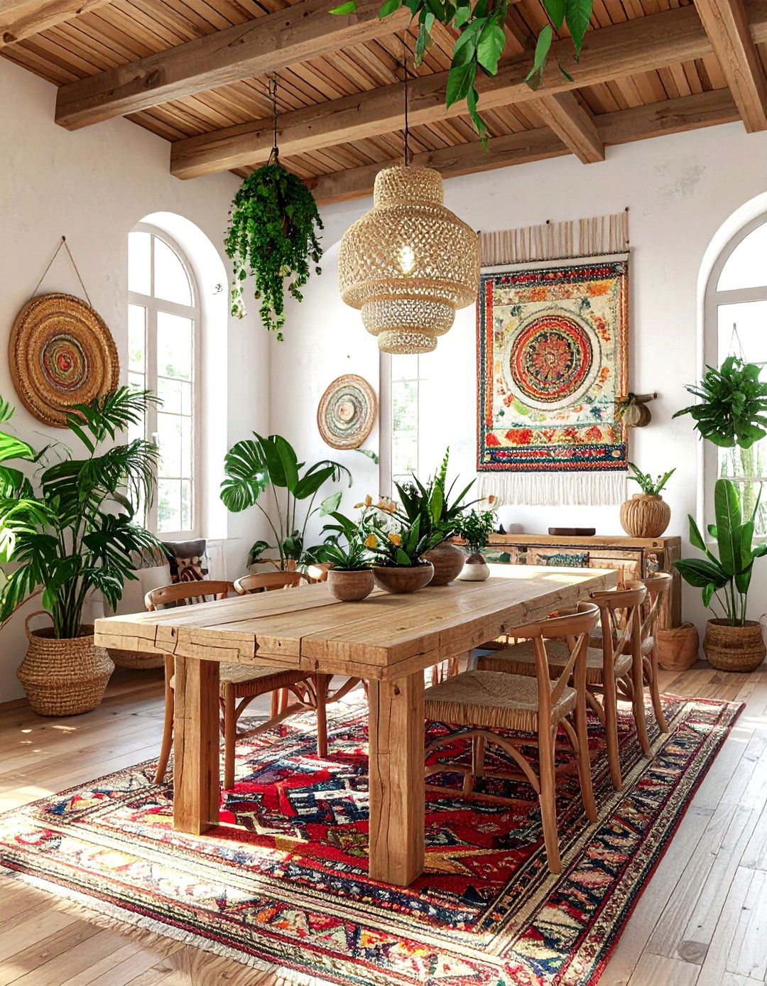 Eclectic Boho Dining Room - 30 surprising dining room ideas