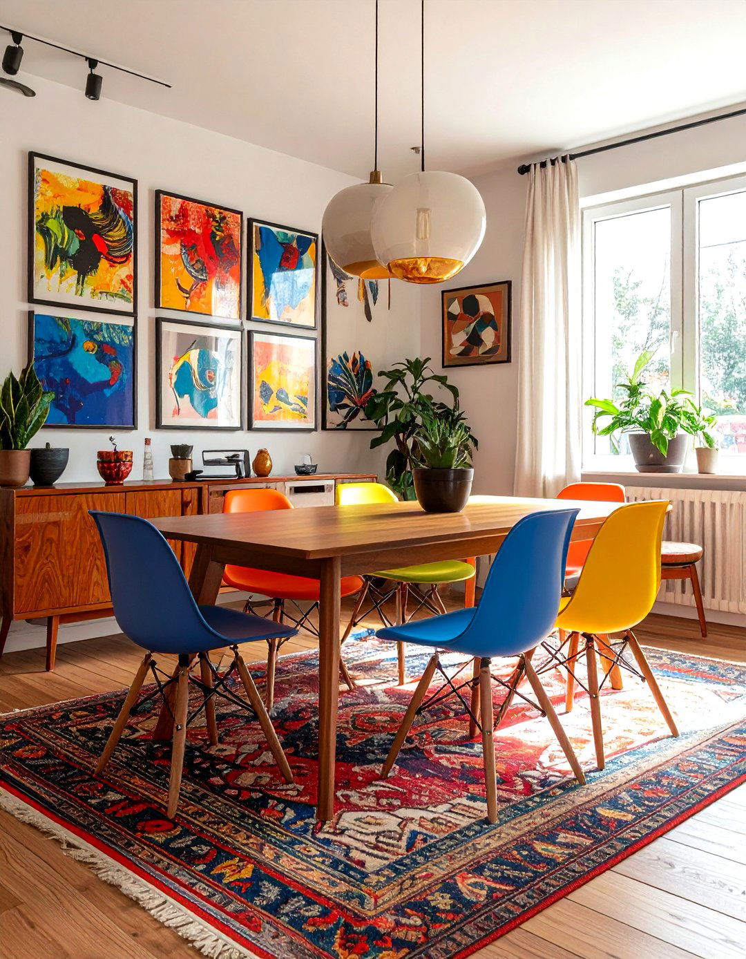 Eclectic Dining Area - 30 small dining room ideas