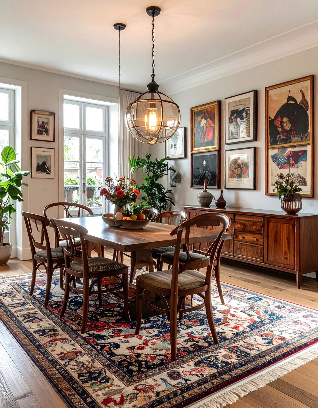 Eclectic Dining Room - 30 bespoke dining room ideas