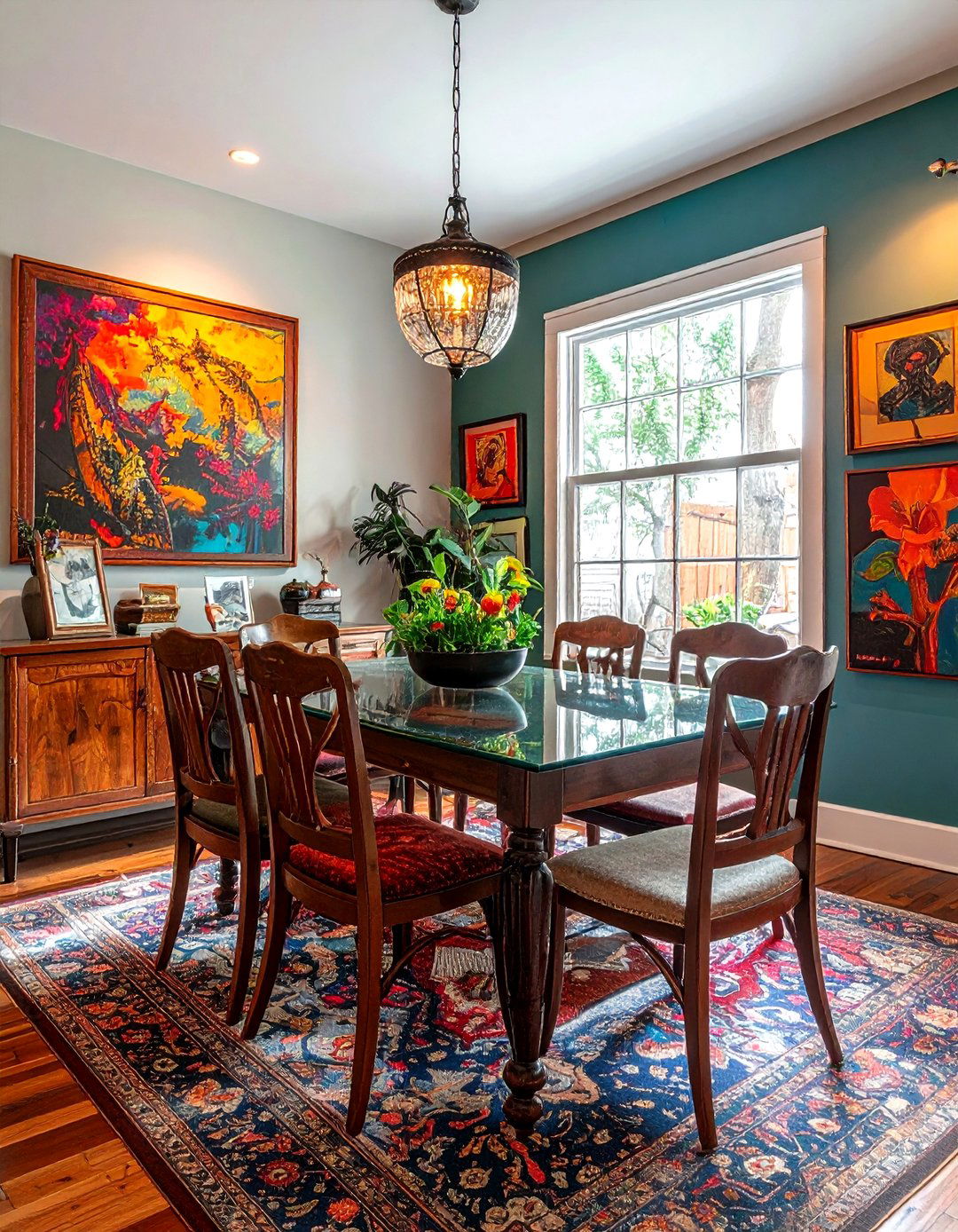 Eclectic Dining Room - 30 feature dining room ideas