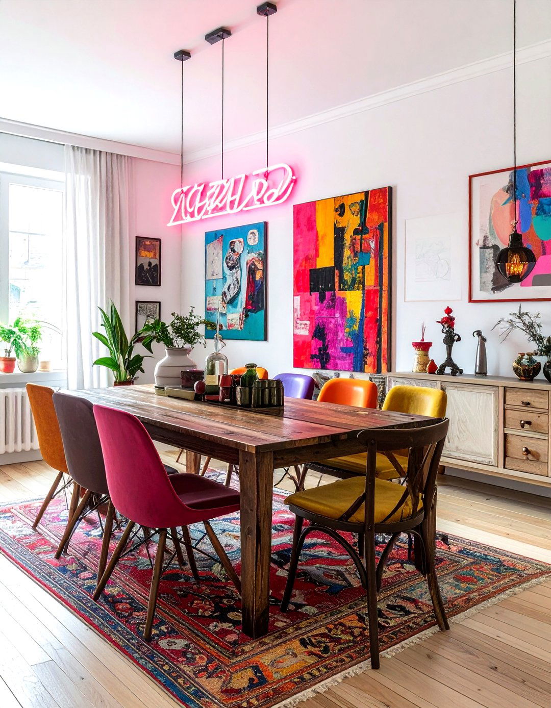 Eclectic Dining Room - 30 highlight dining room ideas