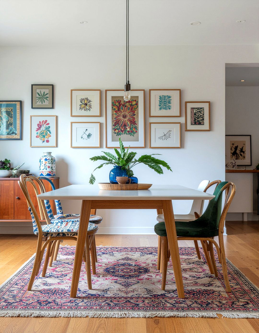 Eclectic Dining Room - 30 new construction dining room ideas