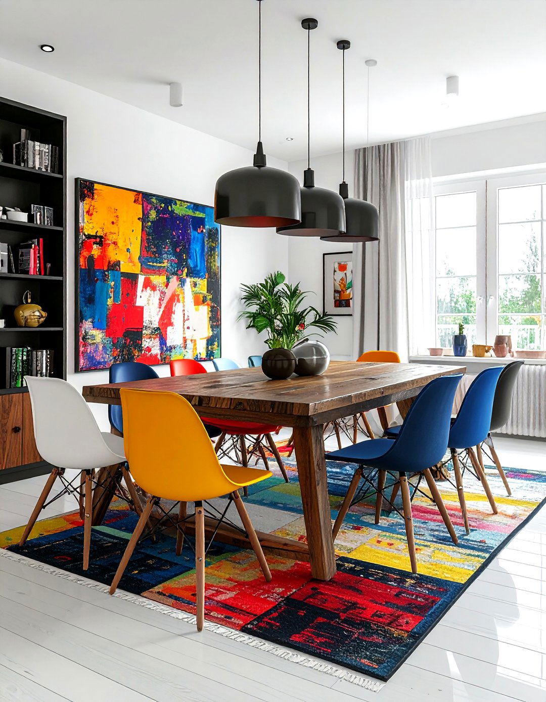 Eclectic Dining Room - 30 clutter-free dining room ideas