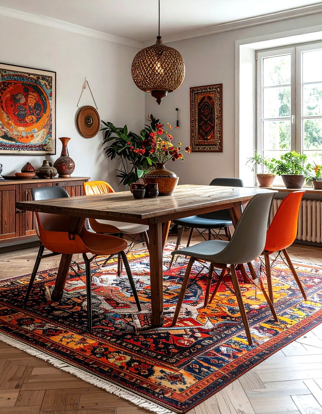 Eclectic Dining Room - 30 striking dining room ideas
