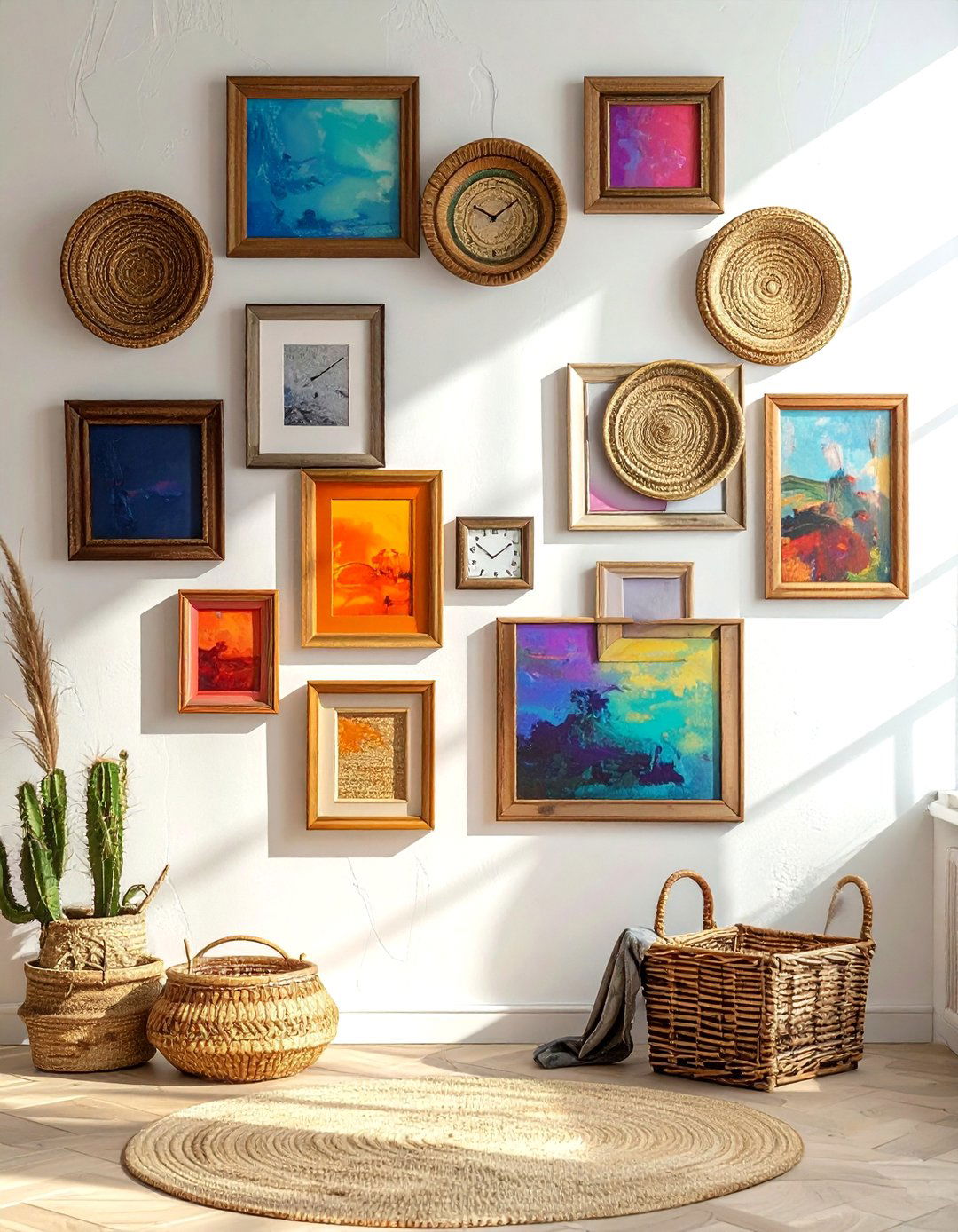 Eclectic Gallery Wall - 30 frame arrangement ideas