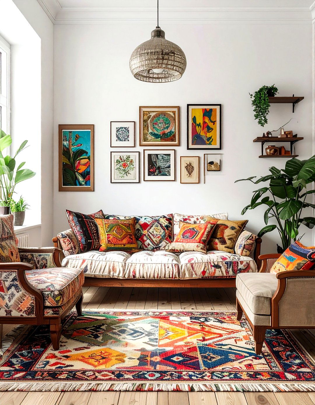 Eclectic Living Room - 30 living room pull out couch ideas