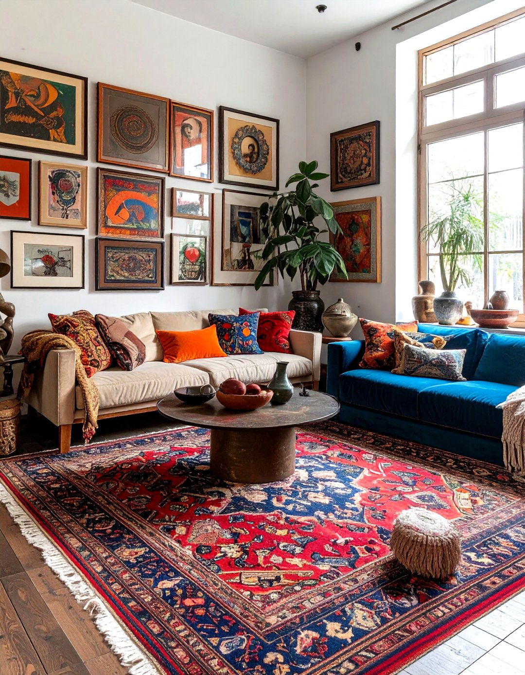 Eclectic Maximalist Living Room - 30 decor inspiration
