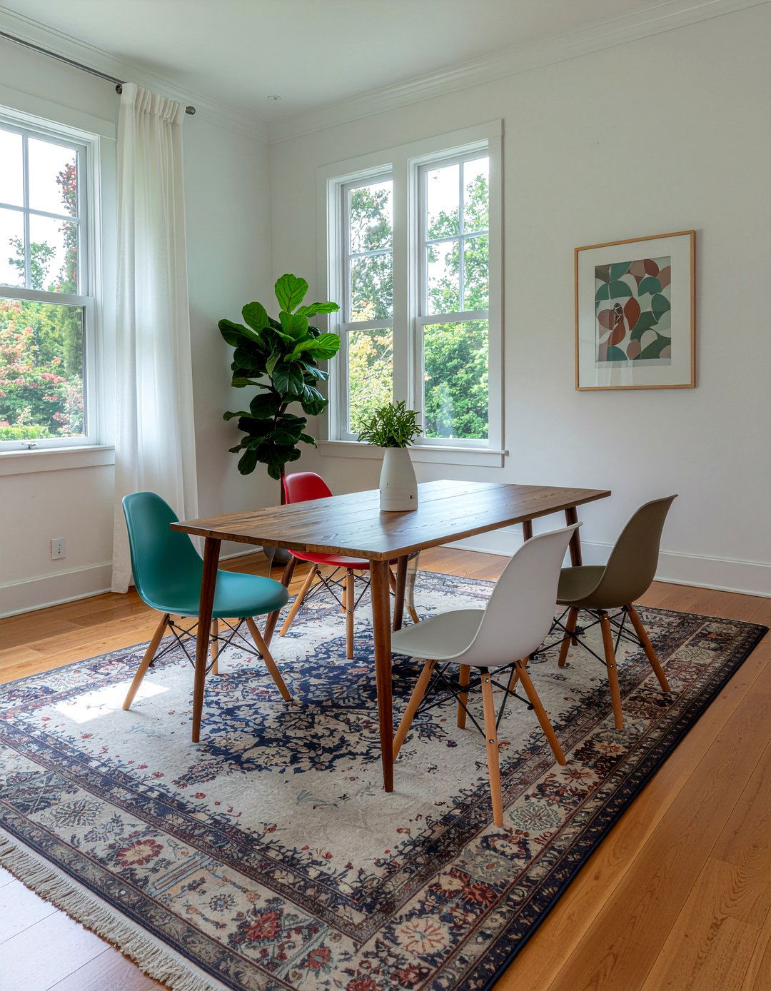 Eclectic Mix Match Seating - 30 dining room Sunday dinner ideas