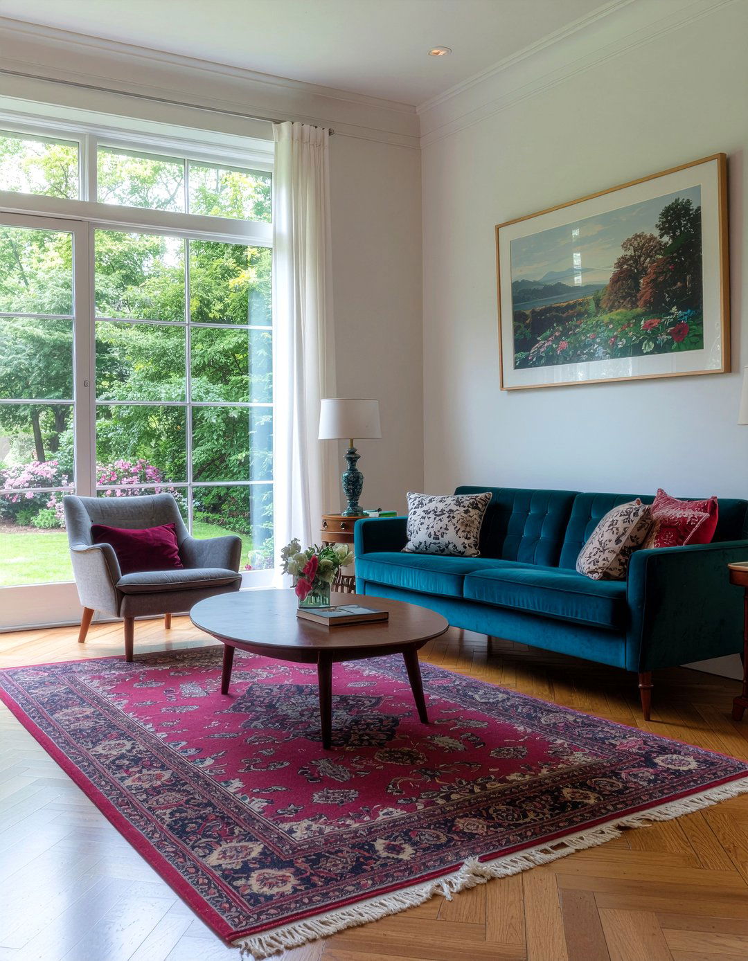 Eclectic Vintage Living Room - 30 living room vintage furniture ideas