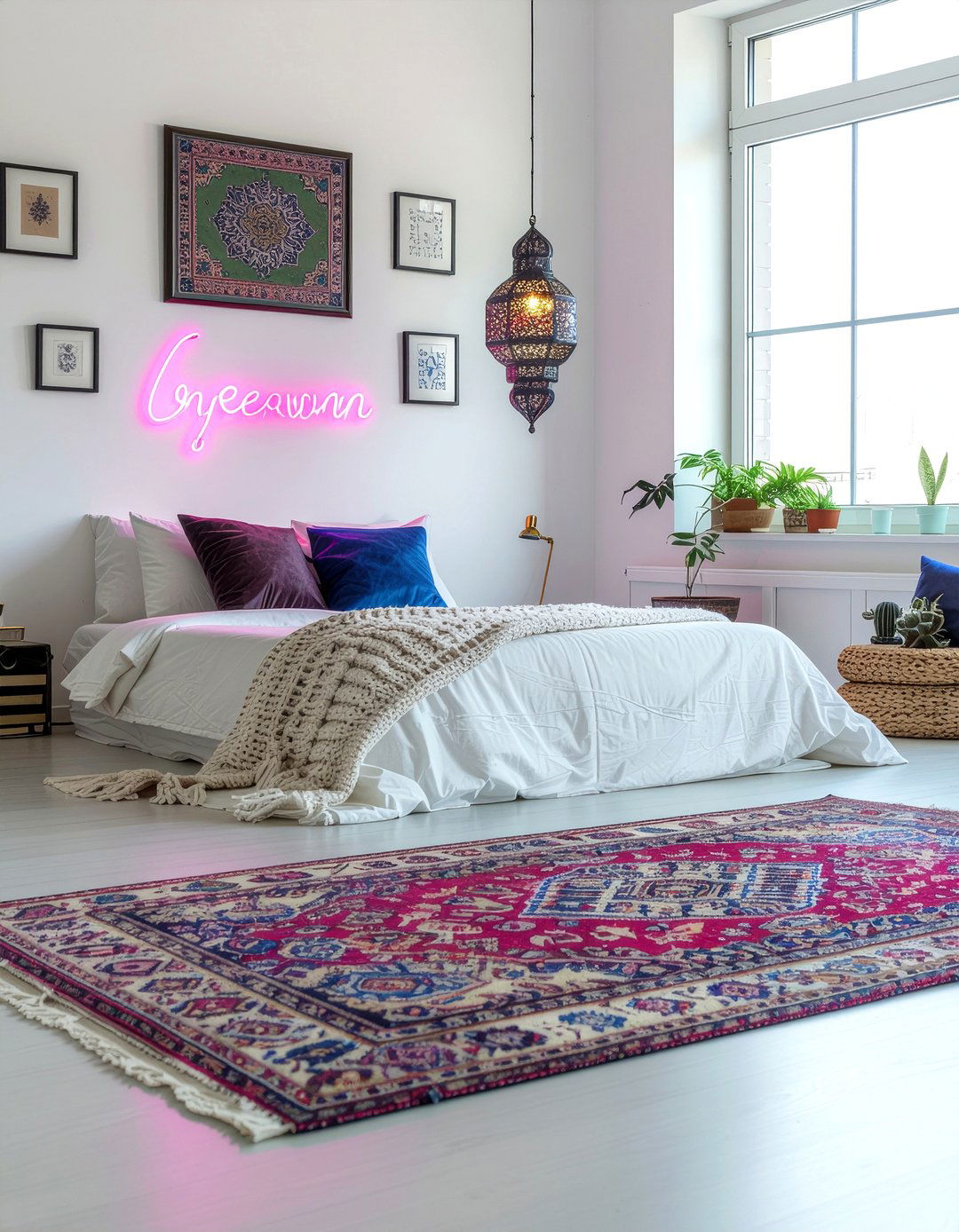 Eclectic White Bedroom - 30 bedroom white walls