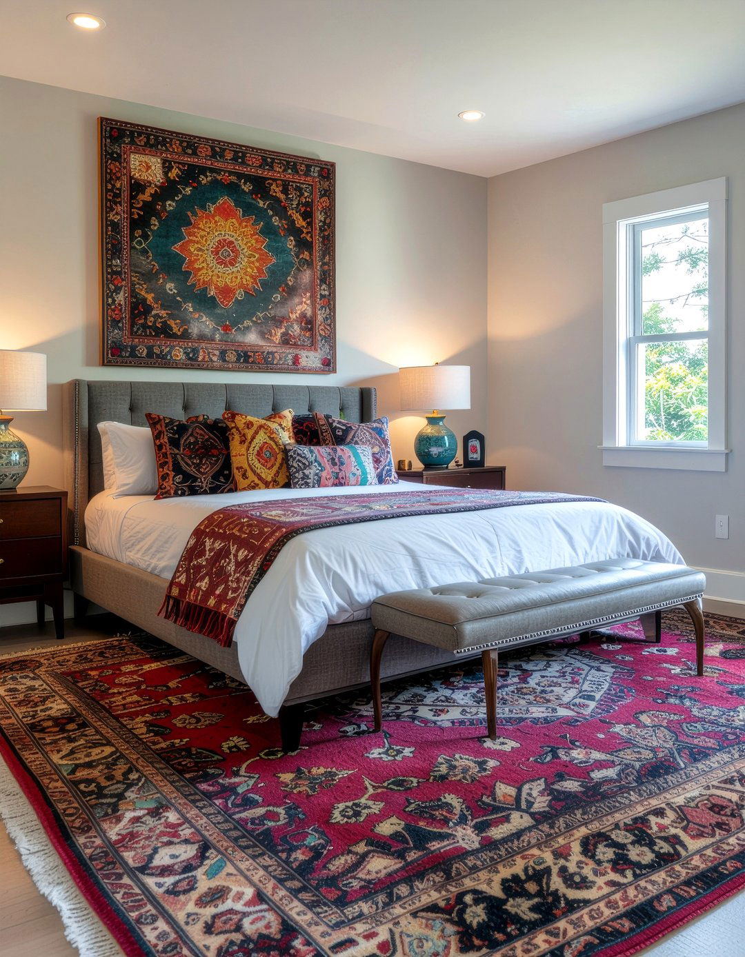 Eclectic bedroom - 30 bedroom makeover ideas
