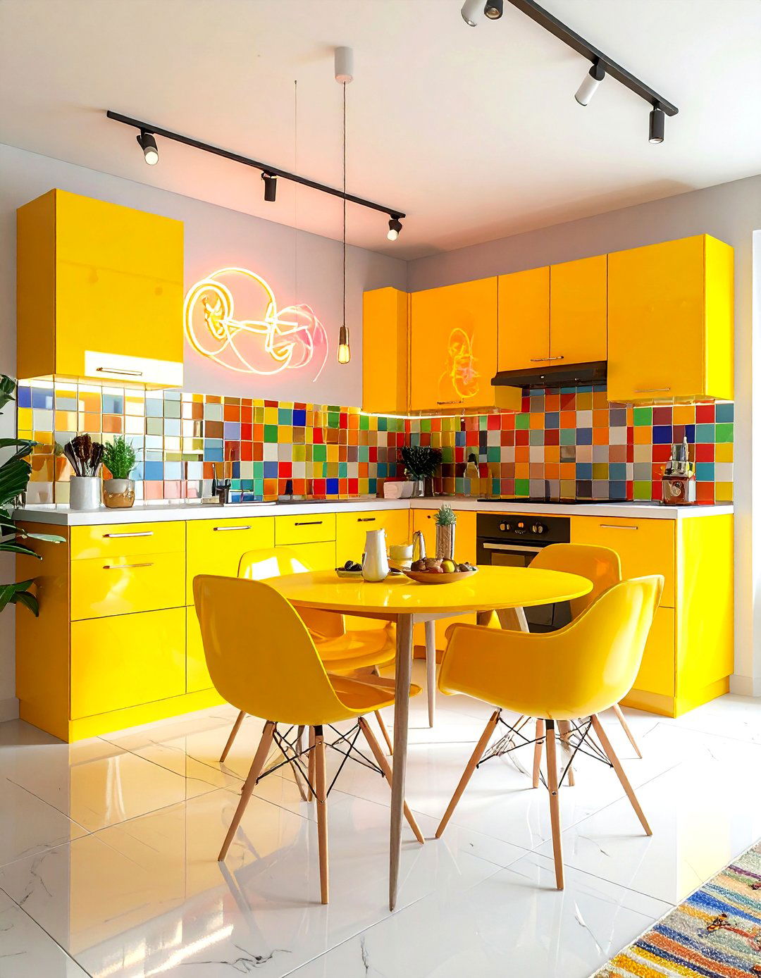 Eclectic colorful kitchen - 30 kitchen style mixing ideas