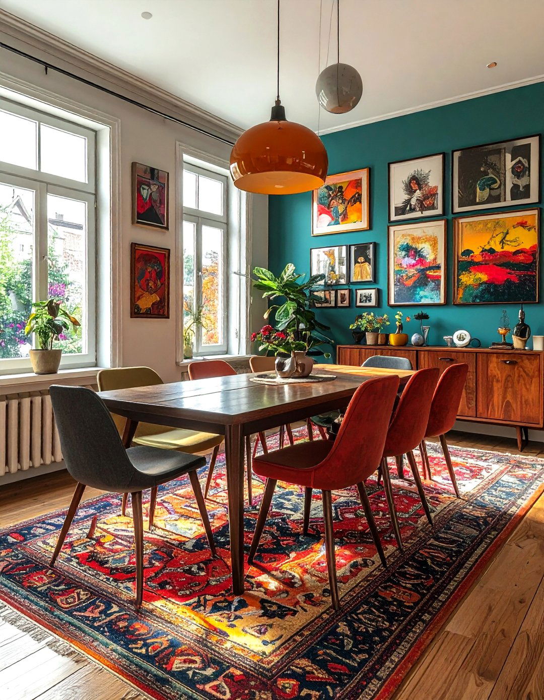 Eclectic dining room - 30 spacious dining room ideas