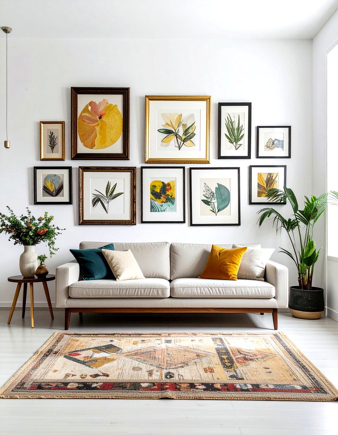 Eclectic gallery wall - 30 curated decor ideas