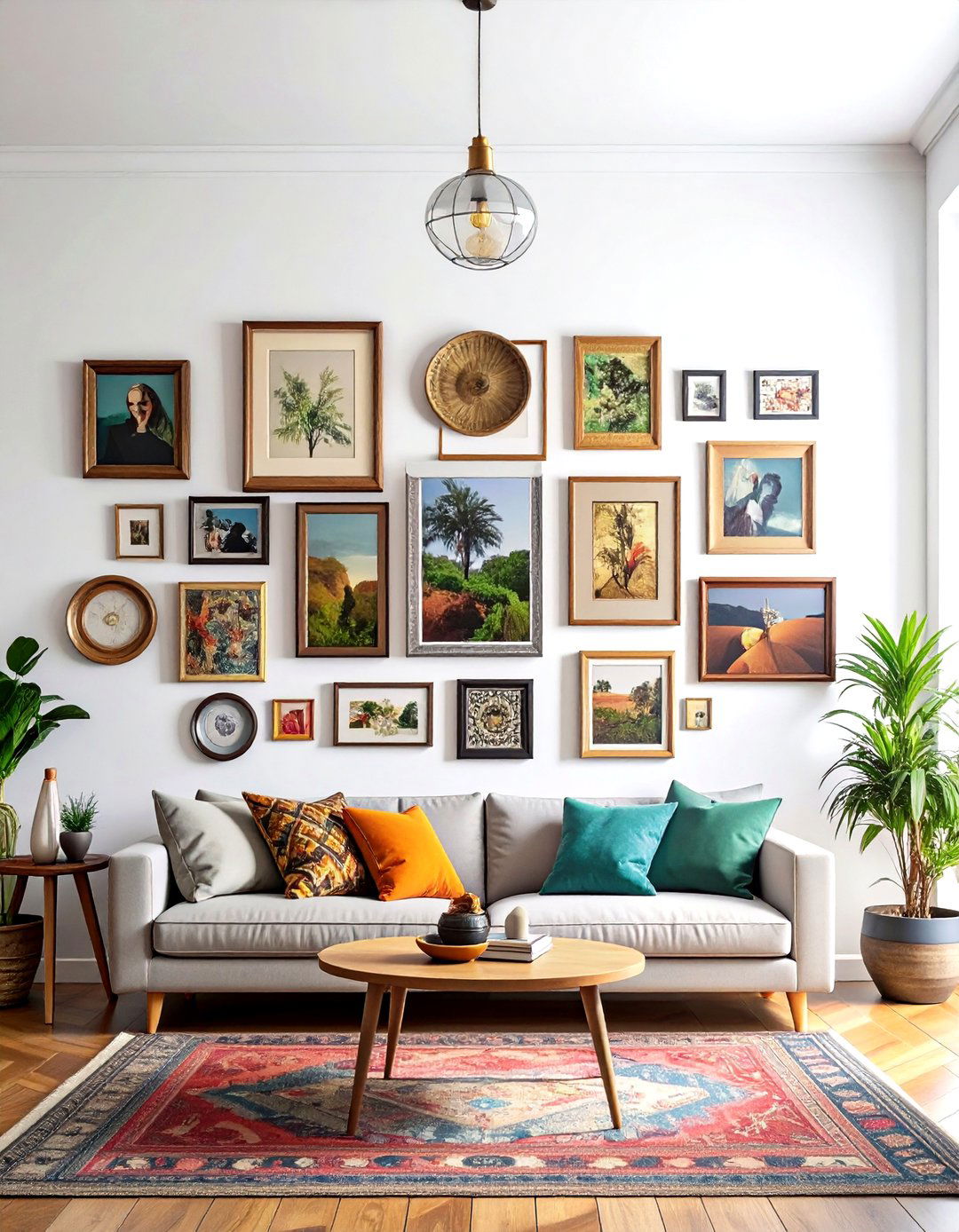 Eclectic gallery wall - 30 stylish decor ideas