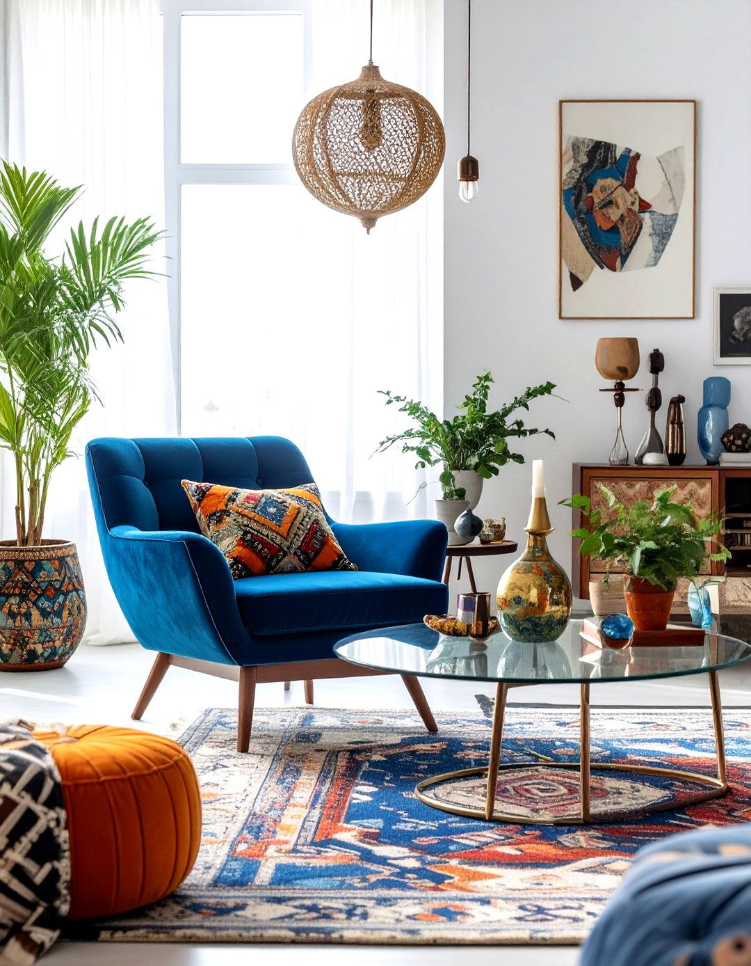 Eclectic living room - 30 living room warm settings