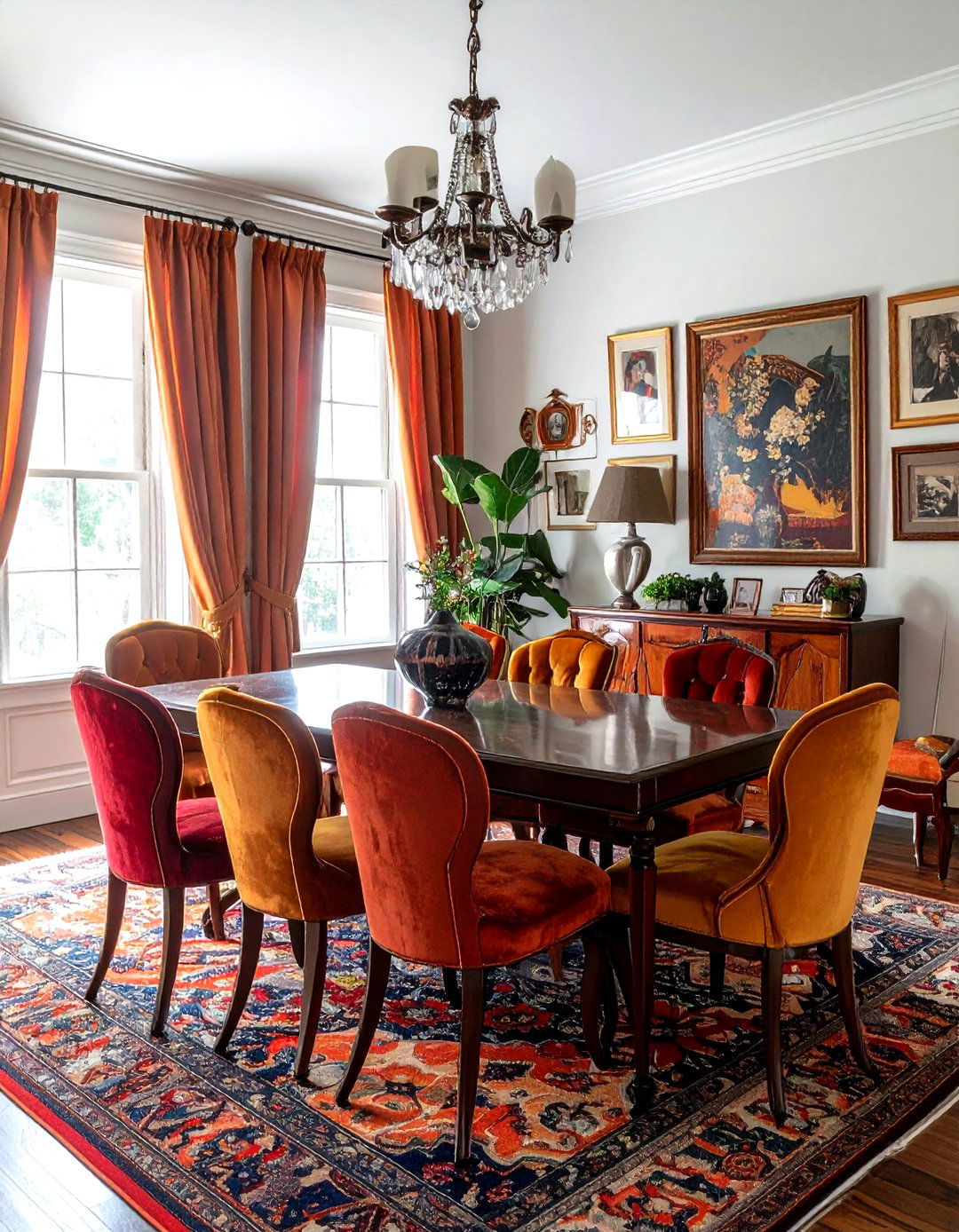 Eclectic vintage dining room - 30 vintage dining room ideas