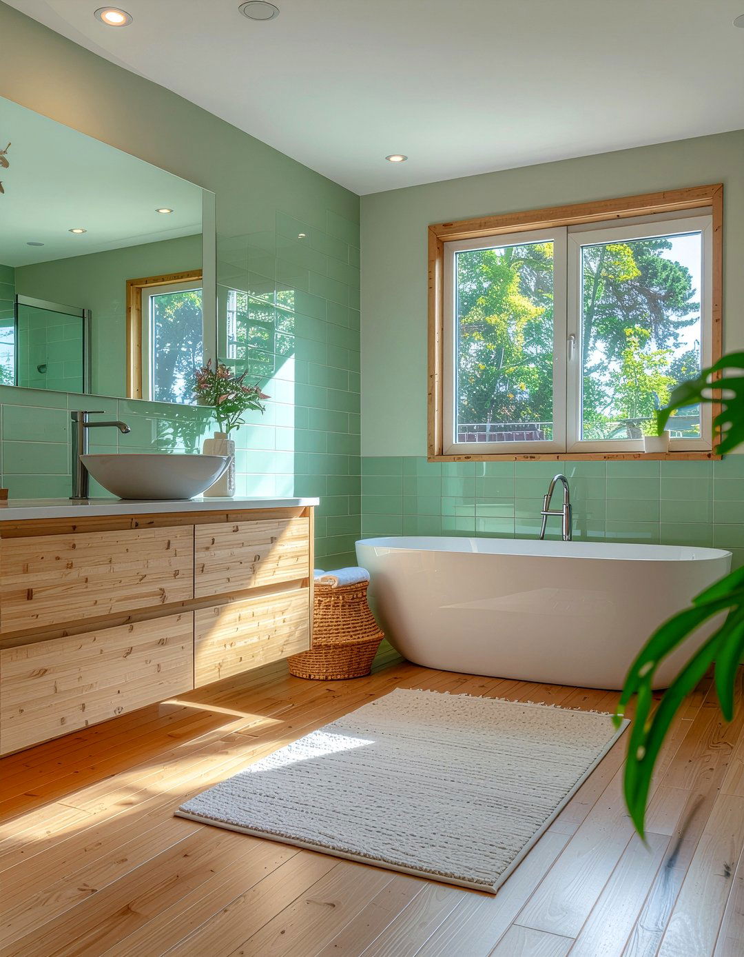 Eco Friendly Bamboo Bathroom - 30 cozy bathroom settings