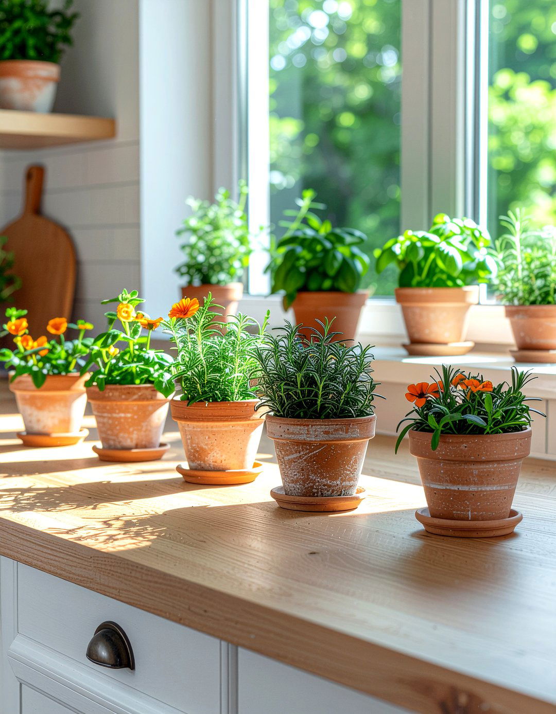 Edible herb and flower mix - 30 floral arrangement ideas