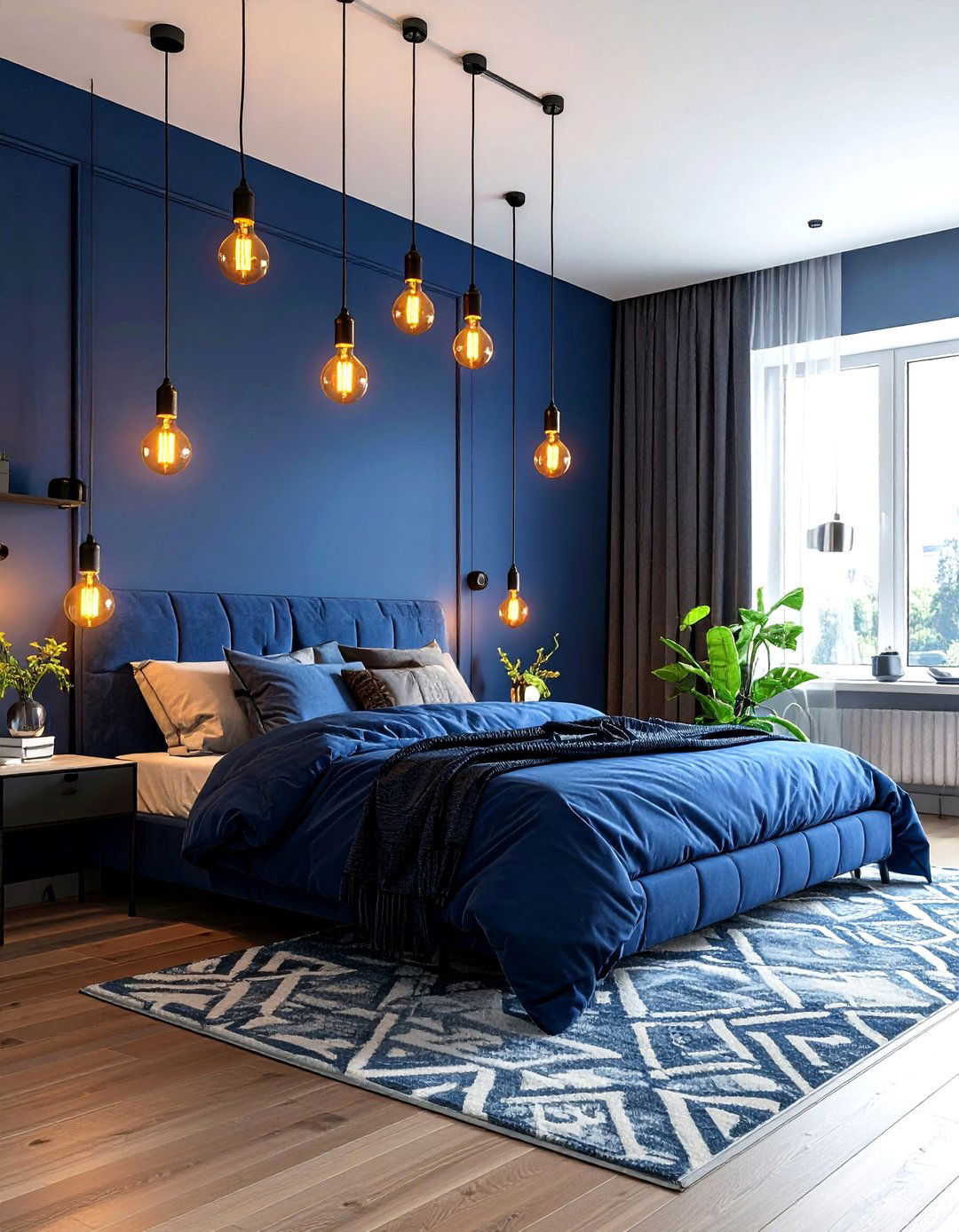 30 Industrial Blue Bedroom Ideas for a Relaxing Stay