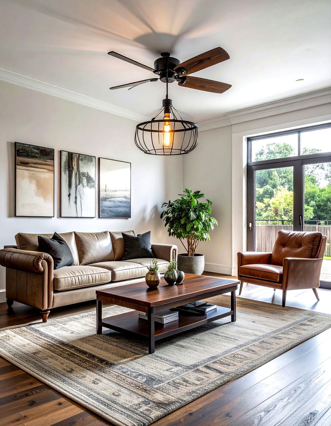 Edison Bulb Ceiling Fan - 30 living room ceiling fans