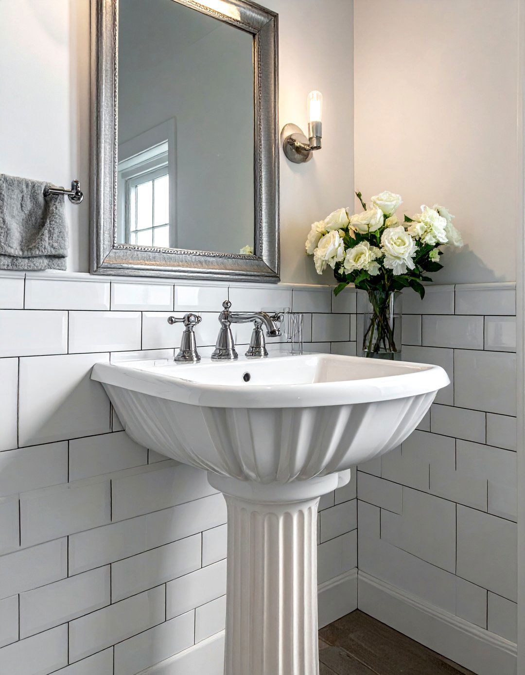 Edwardian Pedestal Sink - 30 Edwardian bathroom ideas