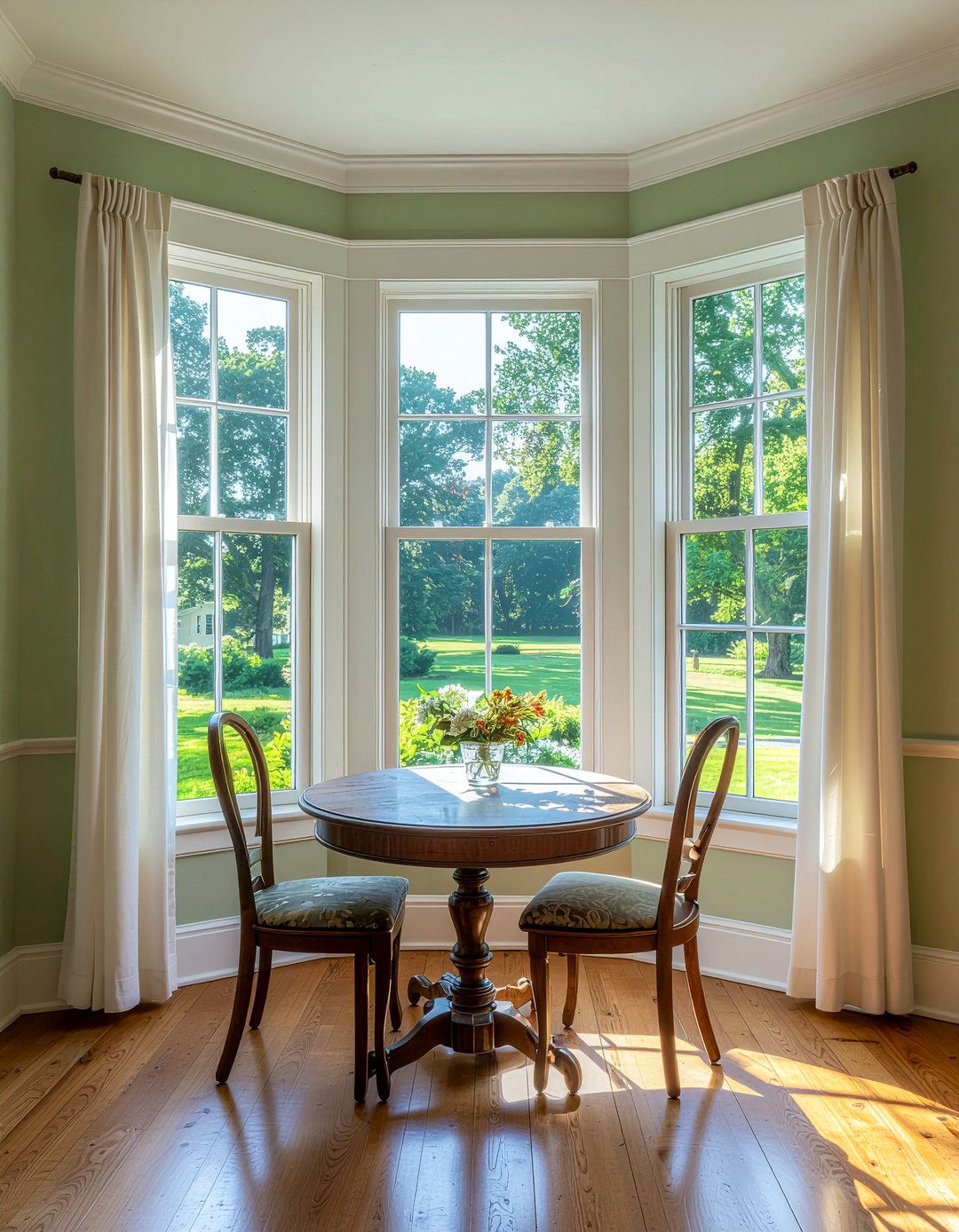 Edwardian dining room bay window - 30 Edwardian dining room ideas