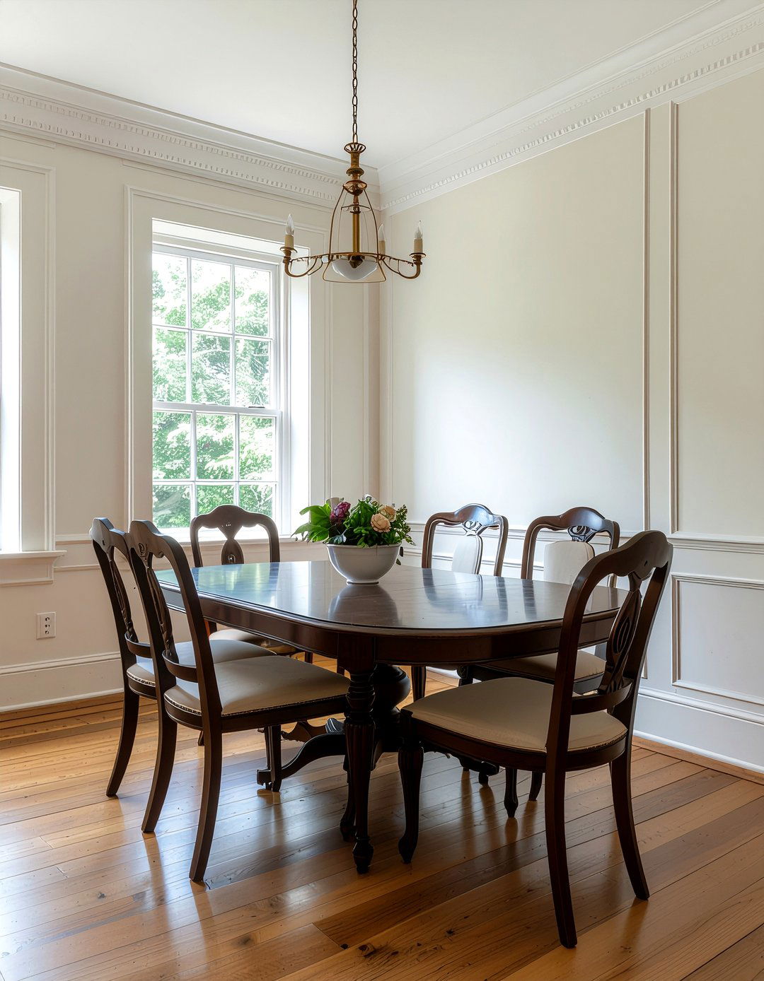 Edwardian dining room dark wood trim - 30 Edwardian dining room ideas