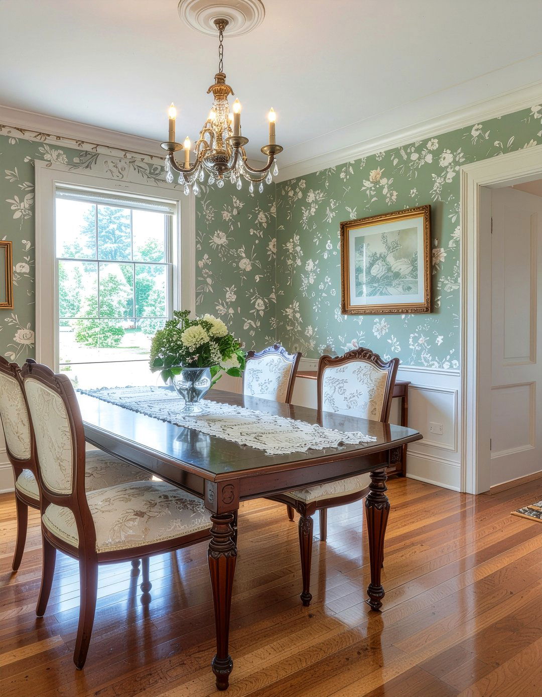 Edwardian dining room wallpaper - 30 Edwardian dining room ideas