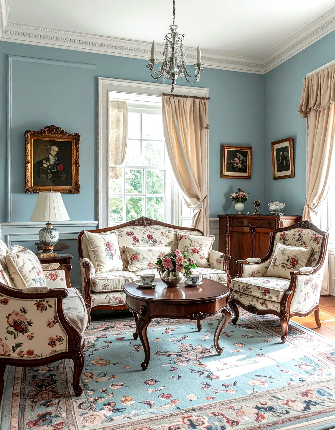 Edwardian sitting room - 30 vintage home decor ideas