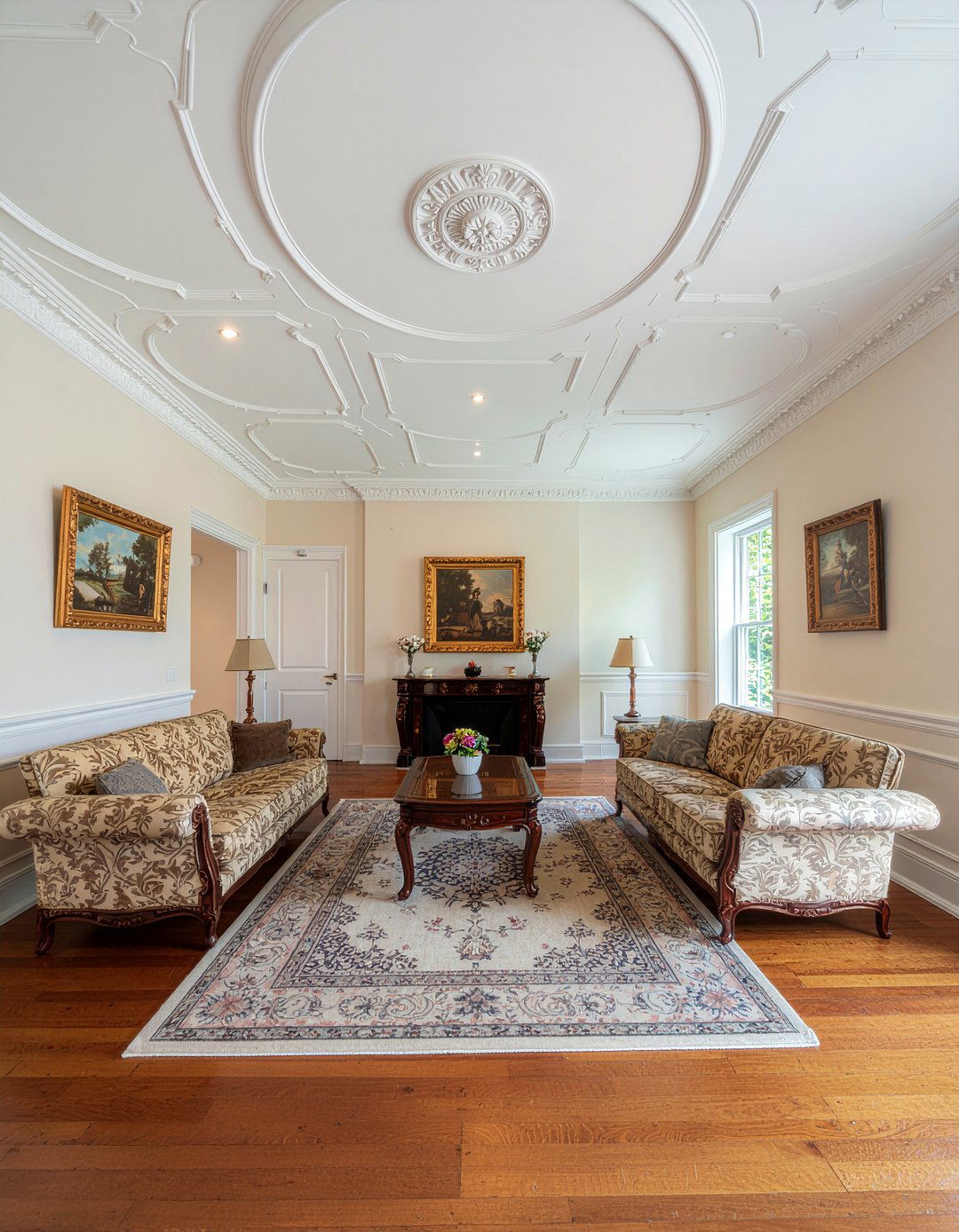 Egg And Dart Molding - 30 living room crown molding ideas