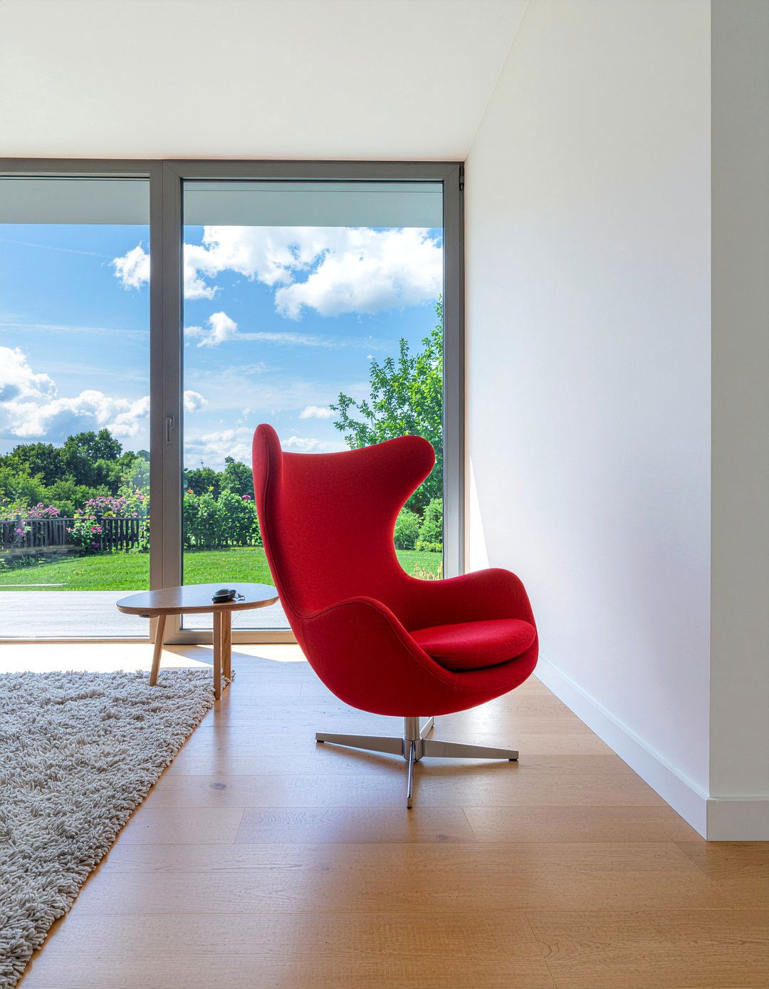 Egg Chair - 30 living room retro furniture ideas