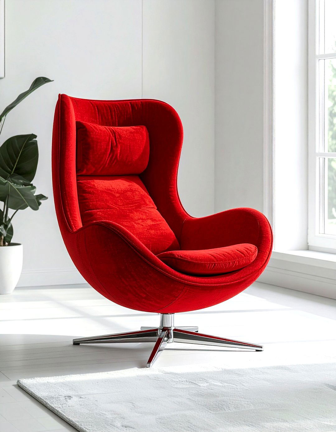 Egg chair with stand - 30 living room side chair ideas