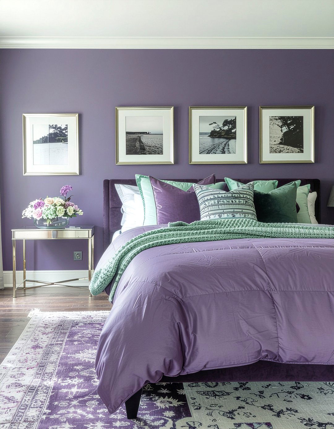Eggplant purple bedroom - 30 jewel toned bedroom ideas