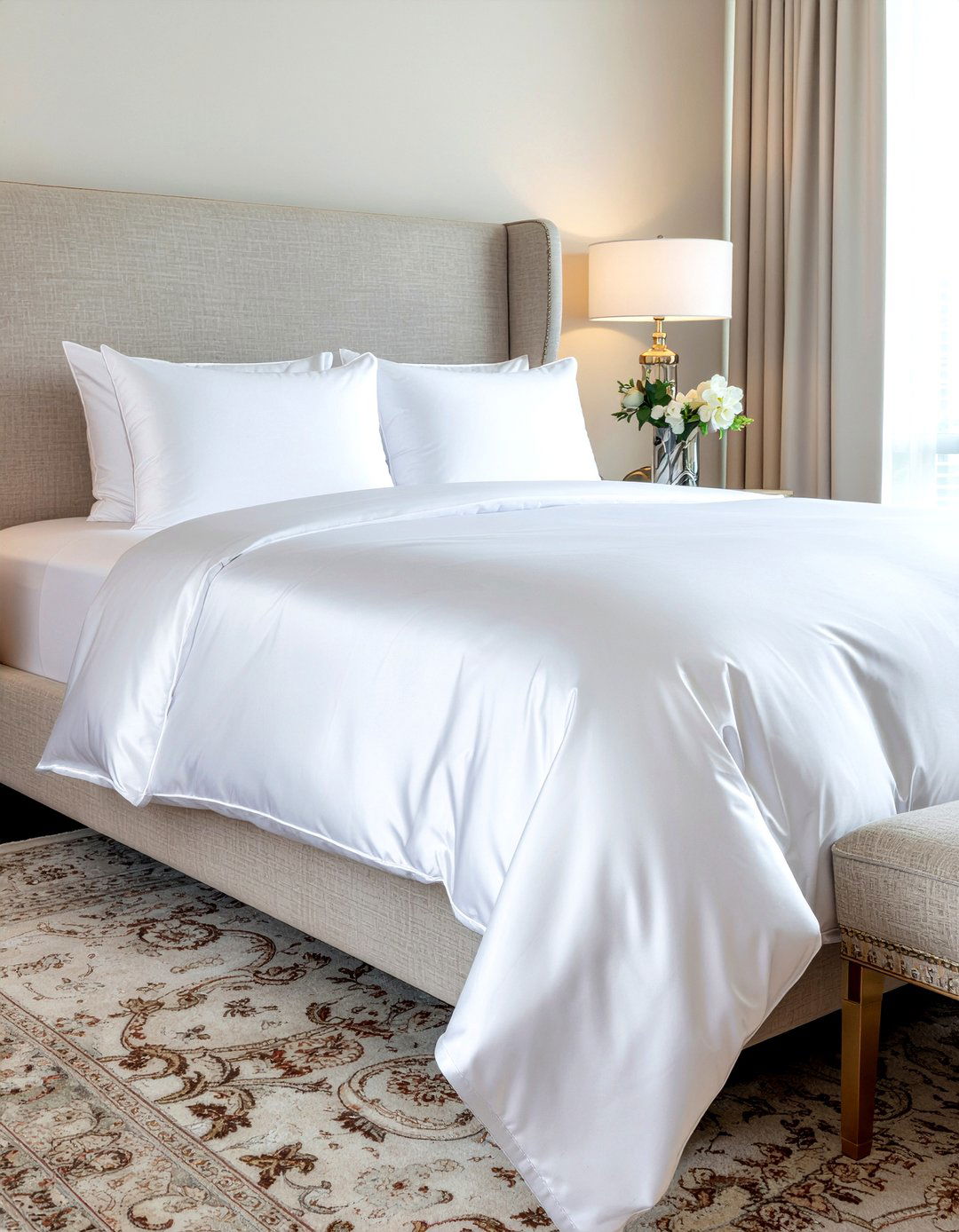 Egyptian Cotton Sateen Sheets - 30 bedroom sheet sets